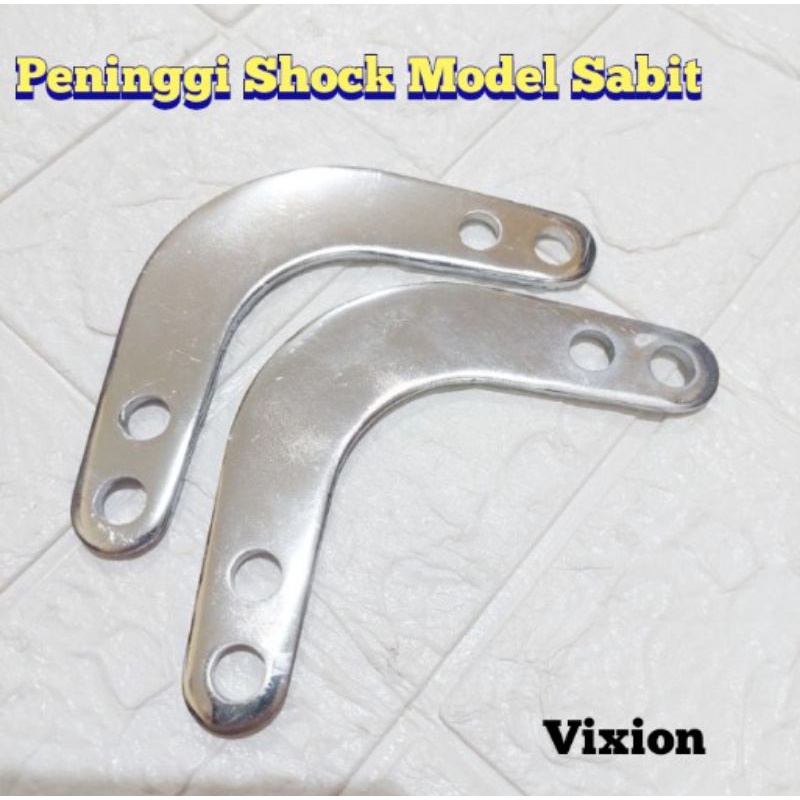 PENINGGI SABIT/ PENINGGI SHOCK BELAKANG VIXION  OLD / NVL / NVA R15 XABRE