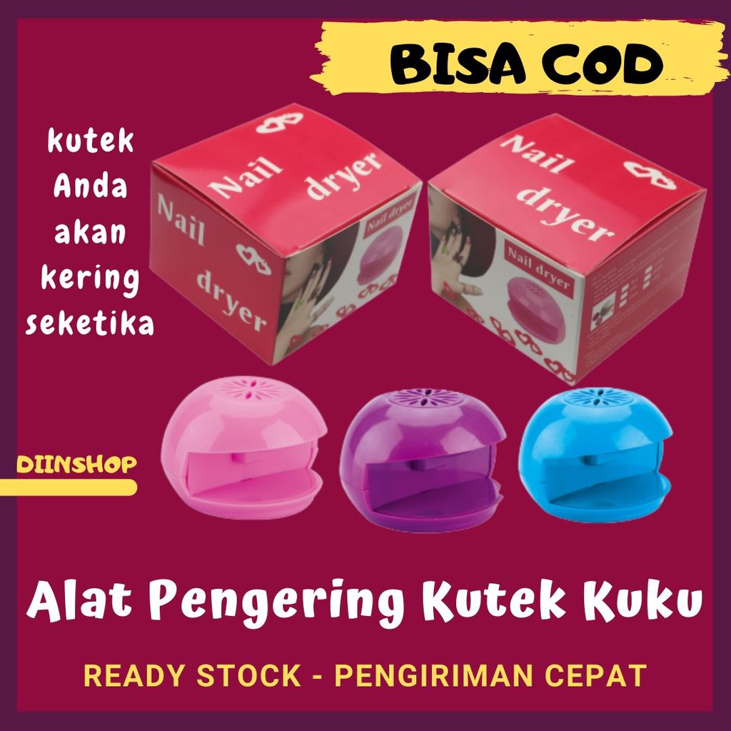 Alat Pengering Kutek Kuku Alat Manicure Nail Art Nail Dryer Perawatan