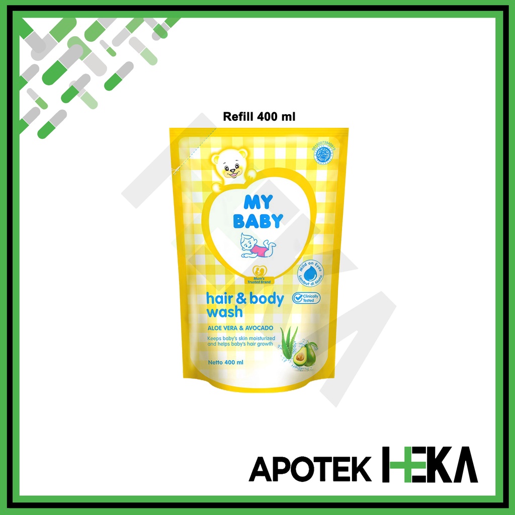 My Baby Hair &amp; Body Wash - Aloe Vera &amp; Avocado 2in1 Sabun Sampo Bayi (SEMARANG)