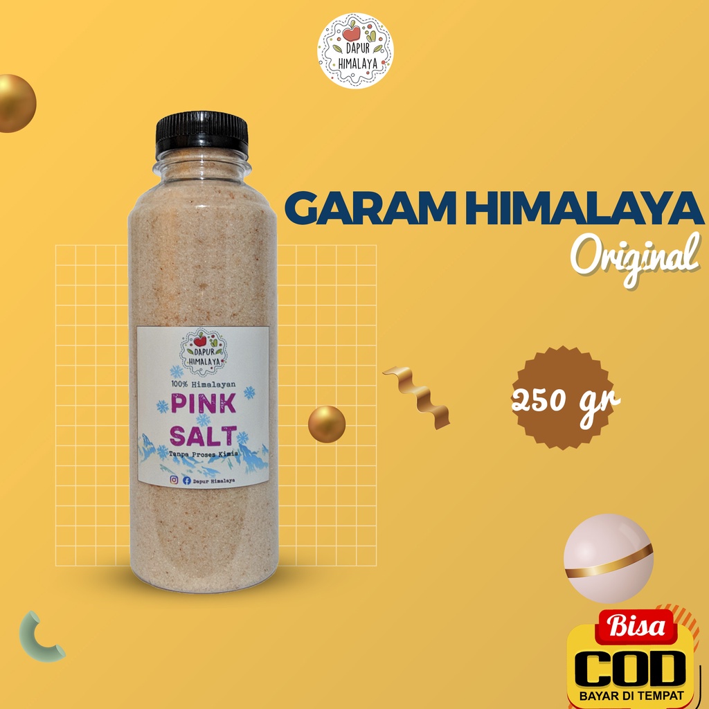 

GARAM HIMALAYA 250GR BOTOL ASLI GAREM GUNUNG HIMALAYAN PINK SALT 250 GR ORGANIC HIMSALT ORGANIK ORI ORIGINAL PAKET JSR DETOX DETOKS BUMBU DAPUR PENYEDAP RASA PREMIUM SEHAT INGGRIS MERAH MUDA PING BUKIT NATURAL SUPER FOOD HERBAL FINE HALUS KASAR MURAH 1KG