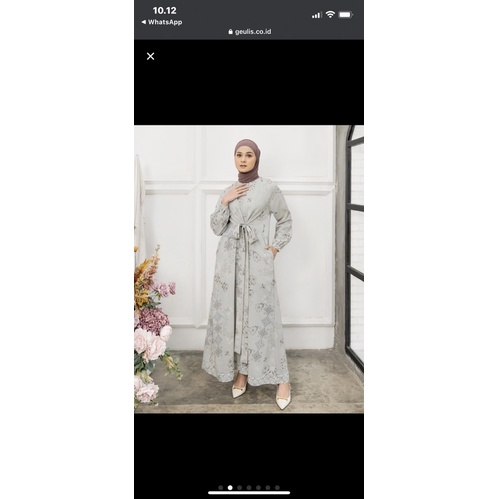 Dahayu Dress By Geulis - GREY SIZE S