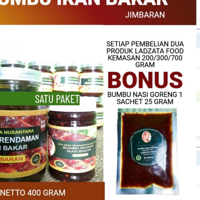

Grand Seller|LR17|Bumbu ikan bakar 400 gram | Jimbaran | bumbu masak | bumbu masak instan | bumbu | makanan | kebutuhan masak | satu paket rendaman plus olesan