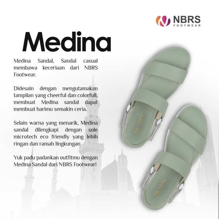 Sandal Medina Nibras / Sandal Terbaru Nbrs / Sandal Casual Nbrs Footwear