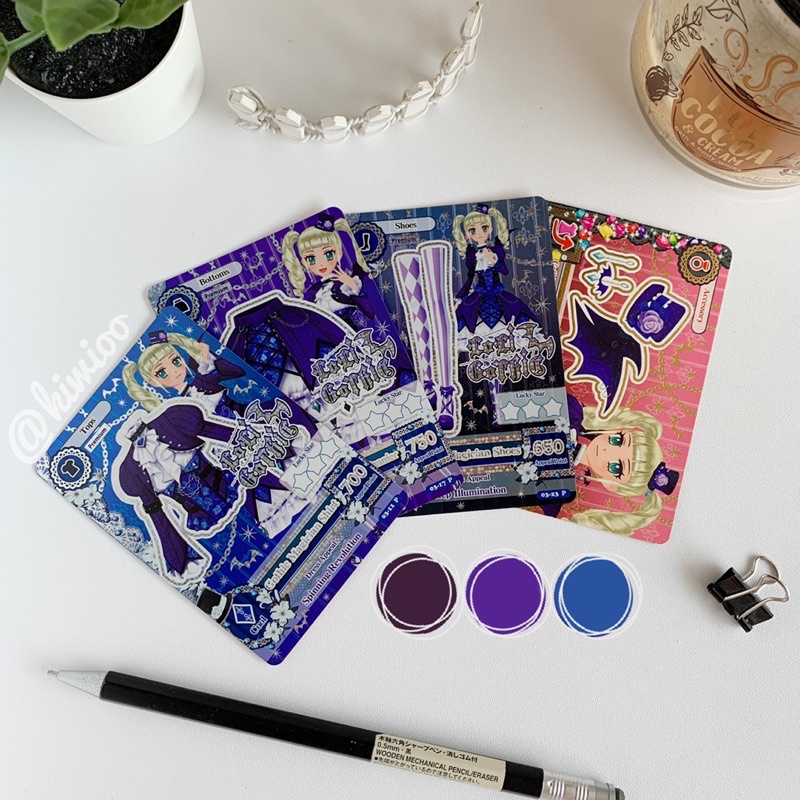 Aikatsu Gothic Magician Coord Premium Set - Yurika Todo