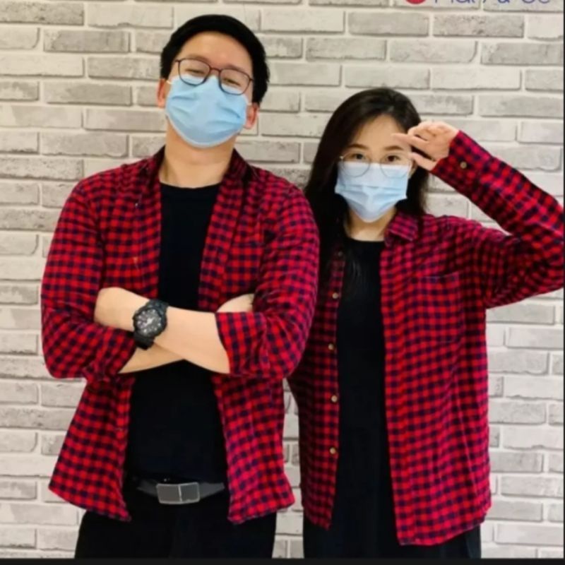 Kemeja Flanel Pria Lengan Panjang Motif Kotak Kotak Kualitas Premium Hem Flanel Unisex Baju Flanel Pria Flanel Terbaru 2022