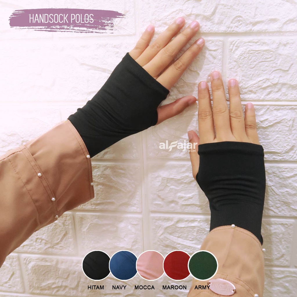 Handsock Polos Murah adem by Alfajar