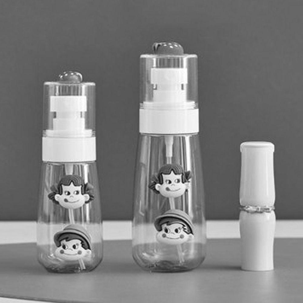 [Elegan] Kartun Spray Bottle Portable 60ML/100ML Travel Shampoo Shower Gel Botol Parfum