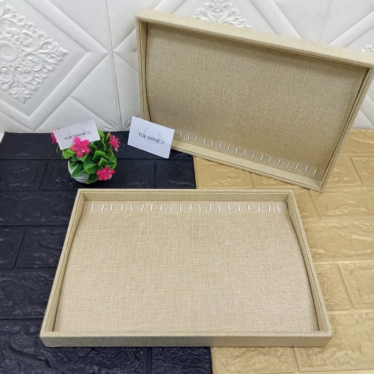 Tempat Kalung Display Toko Emas/Tempat Kalung Bahan Canvas Kualitas