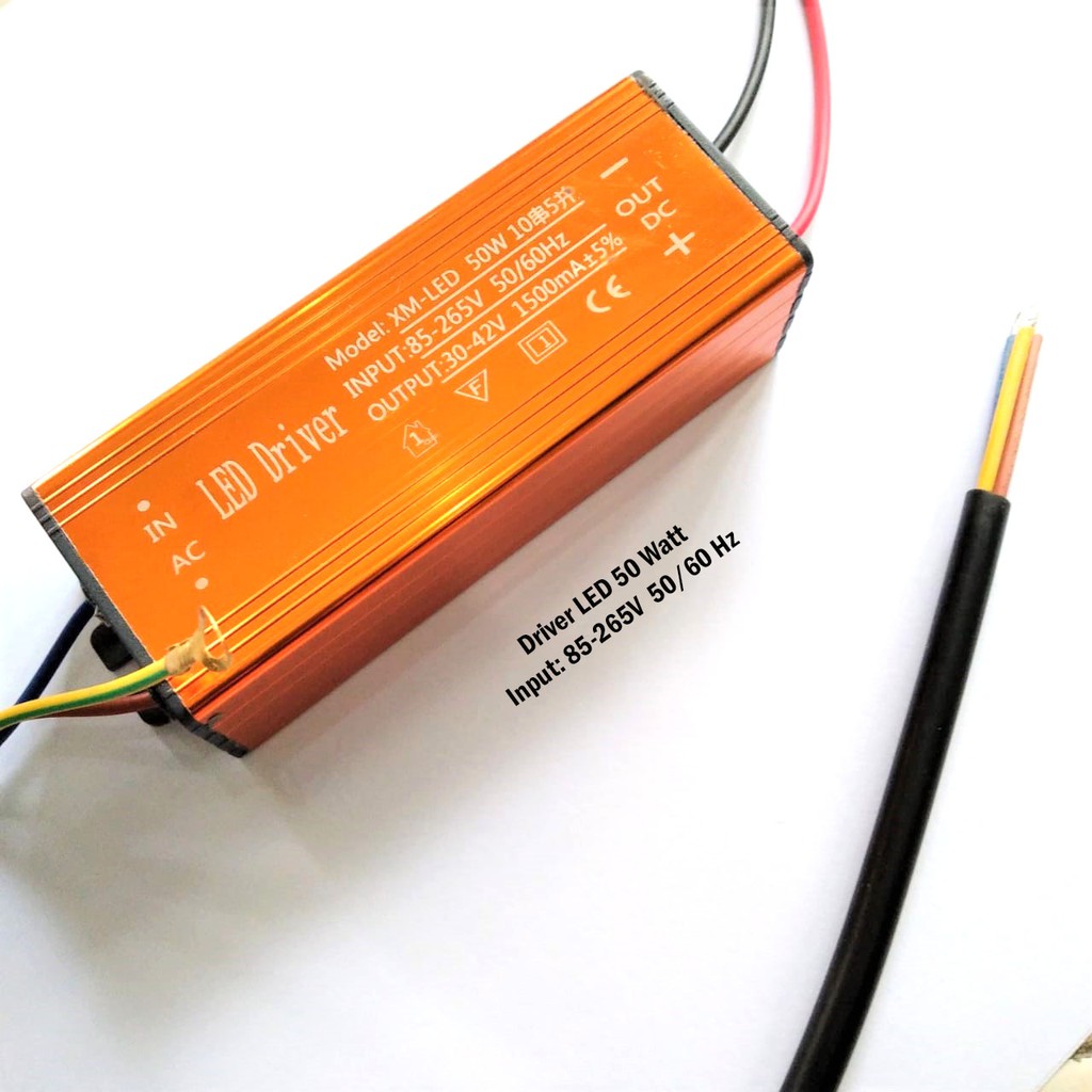 LED Driver 50 watt WATERPROOF CASING BESI