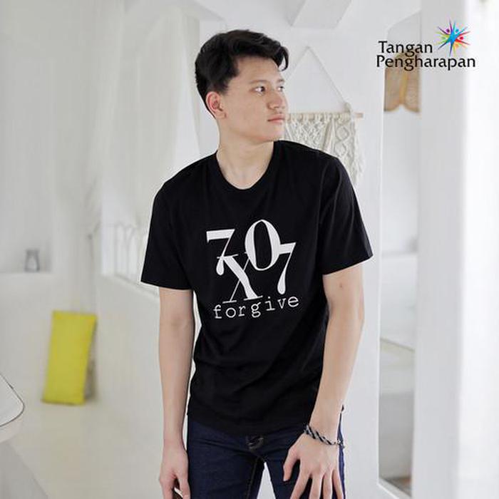 70x7 Unisex Tshirt Paskah Kaos Lengan Pendek Tangan Pengharapan_hf1185