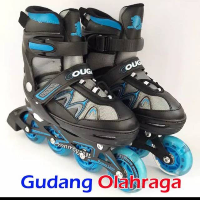  Sepatu  roda  rollerblade merk cougar  anak  dan dewasa 