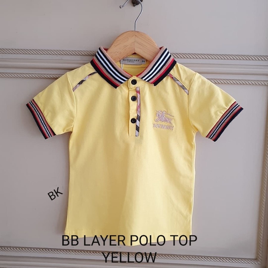 BB LAYER KAOS POLO ANAK COWOK KOREA IMPORT BAHAN TEBAL PREMIUM