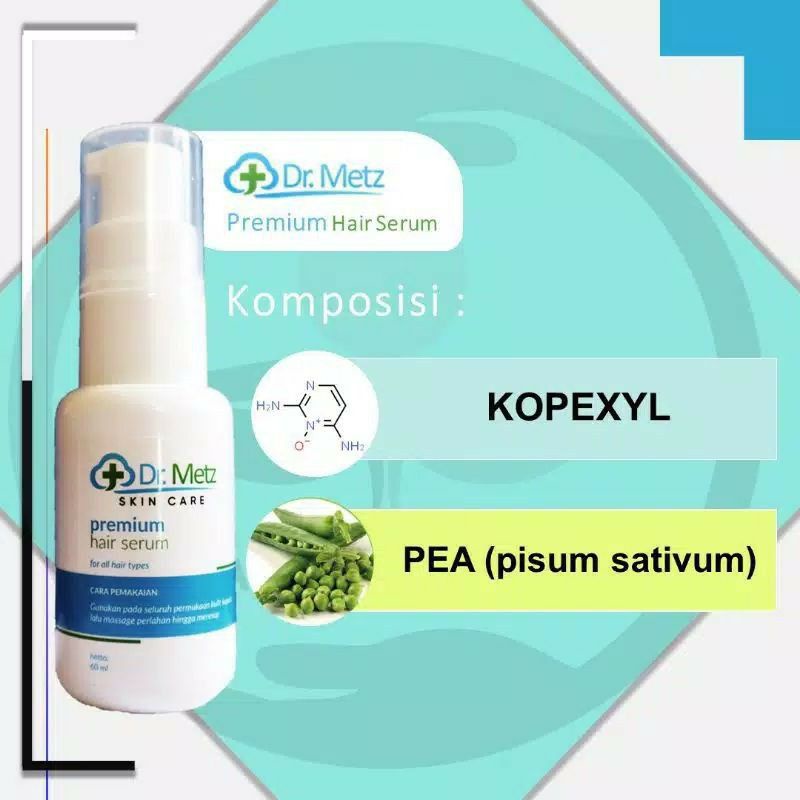 Hair Serum Dr Metz Ampuh Atasi Masalah Rambut Uban Dan Rambut Rontok