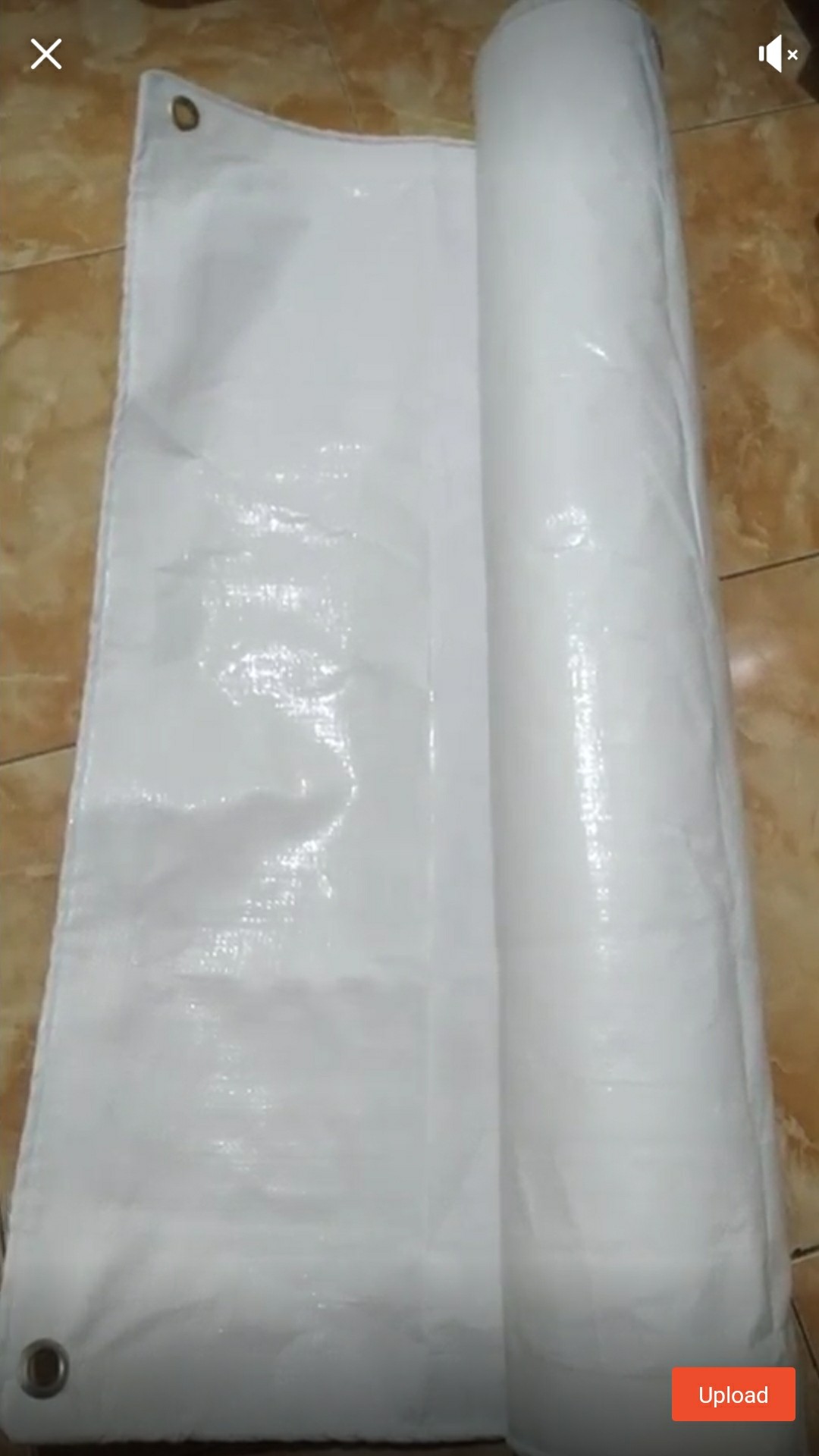 Terpal Jadi A12 Putih Korea Sagitarius ( Ukuran Bebas / M2 )