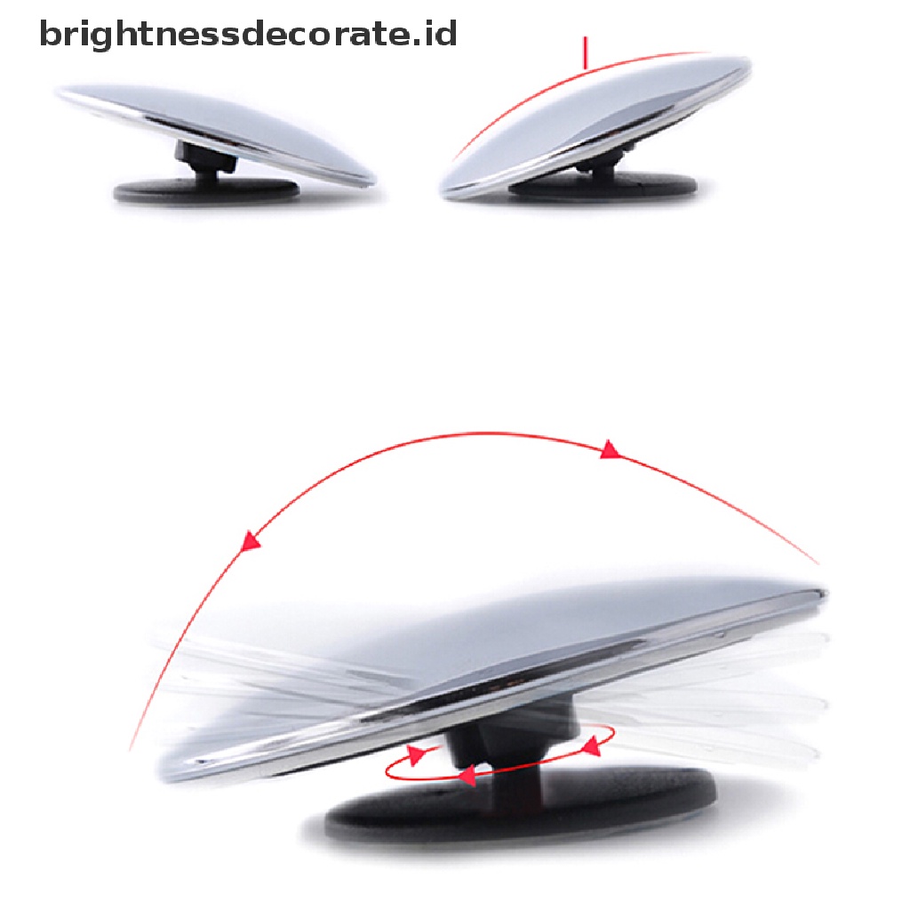 [birth] 2Pcs universal car 360° wide angle convex rear side view blind spot mirror [ID]