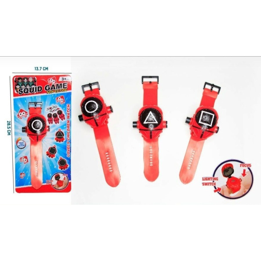 Original Jam Tangan Squid Game -Gelang Lampu Squid Game - Jam Tangan 557 TS Premium Kekinian