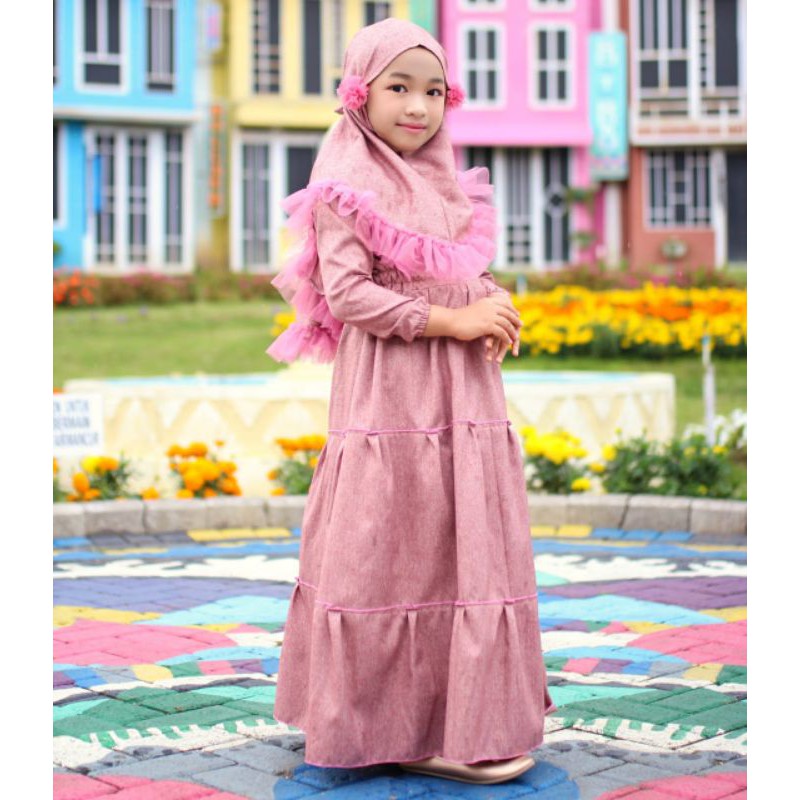 READY STOK!! GAMIS REMPEL KATUN MADINAH