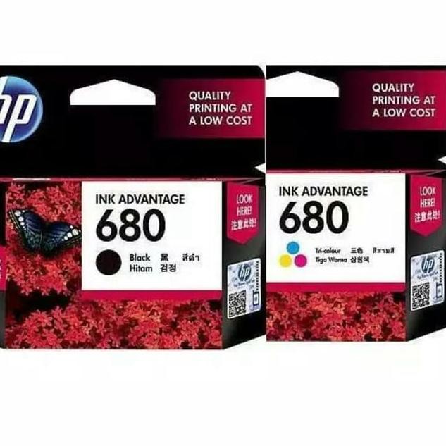 è CARTRIDGE HP 680 ORIGINAL BLACK & TRICOLOR DESKJET 1110 1115 2130 2135