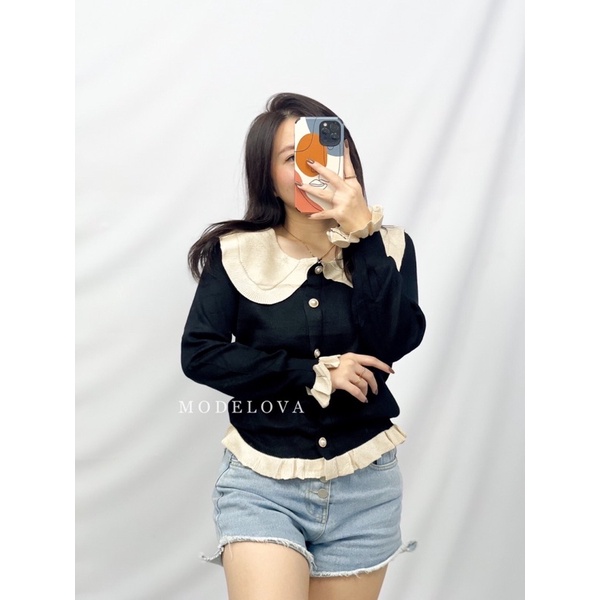 MDLV~9566# LESLIE KNIT CARDIGAN