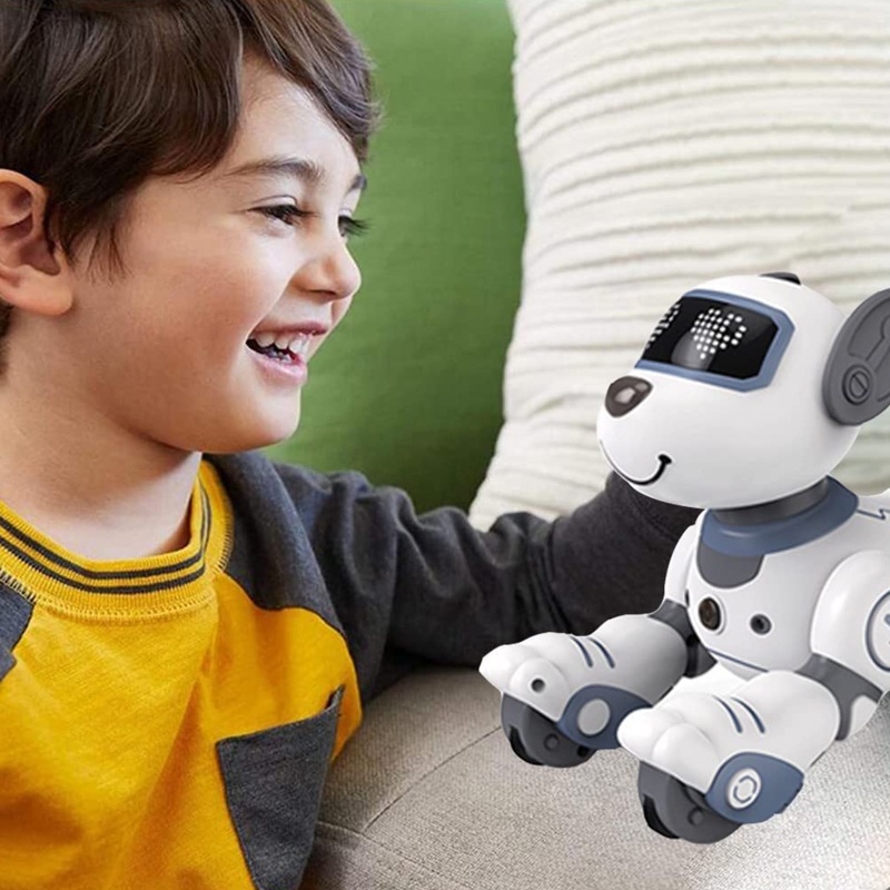 Mary RC Robotic Stunt Puppy Programmable Stunt RC Puppy Interaktif Dengan Komando