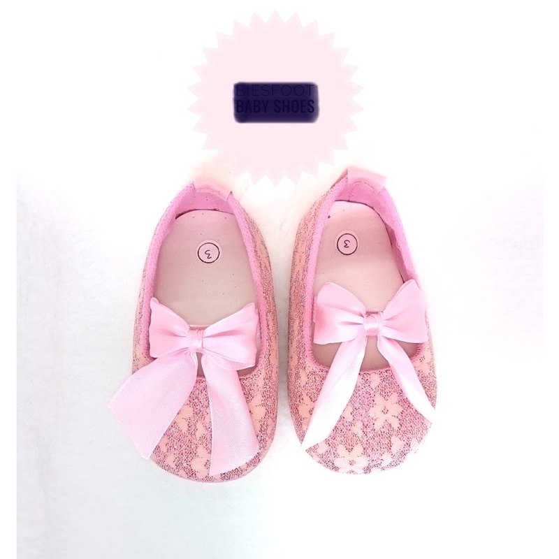 SEPATU BAYI PEREMPUAN BRUKAT BALLET 0 SAMPAI 12 BULAN