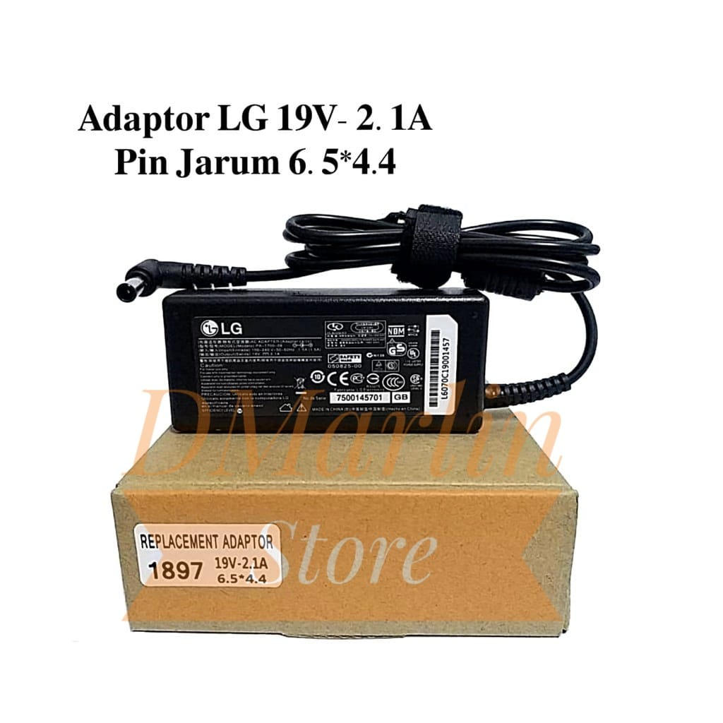 AC Adapter Compatible for LG LCAP16B-A , LCAP26B-E, ADS-45FSN-19, 19040GPCU - Adaptor for LG Monitor