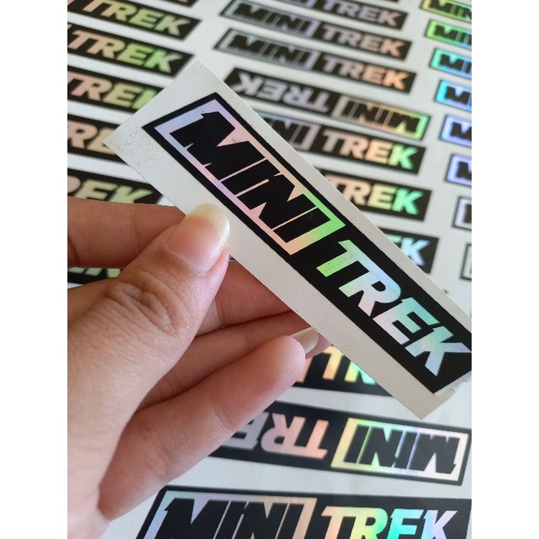 

stiker hologram pelangi 《 Mini Trek 》