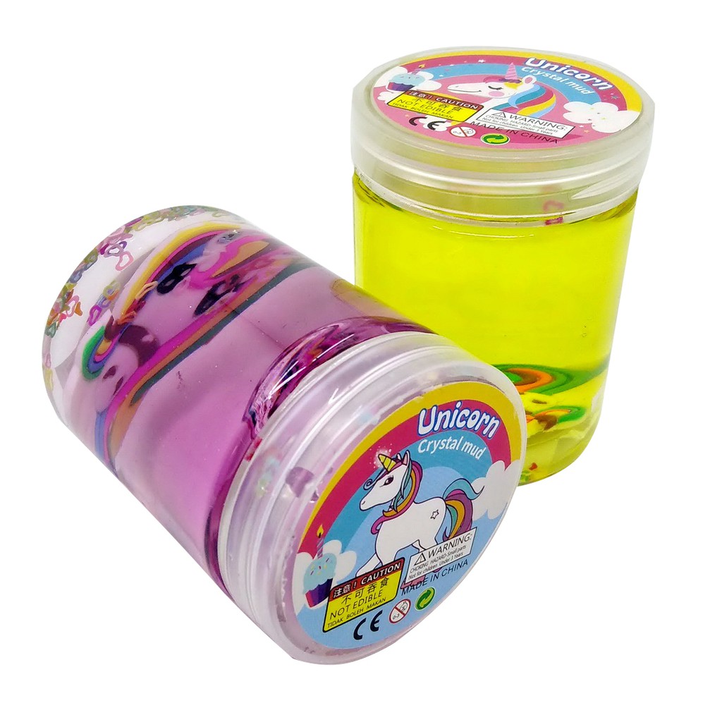 Slime Clear with Unicorn Mainan Anak