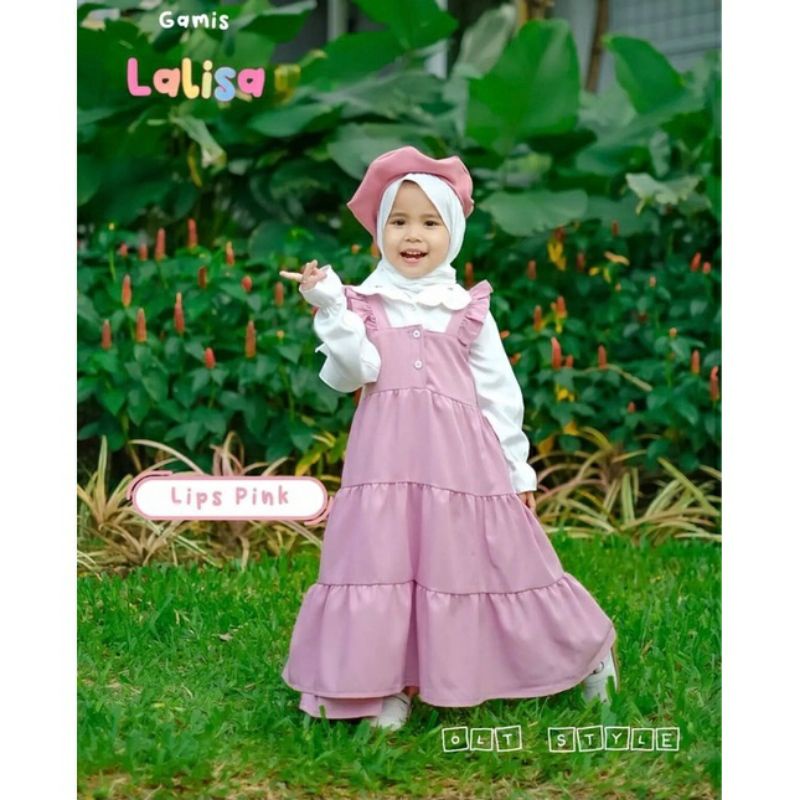 GAMIS MUSLIM ANAK LALISA SERIES  2-11TAHUN