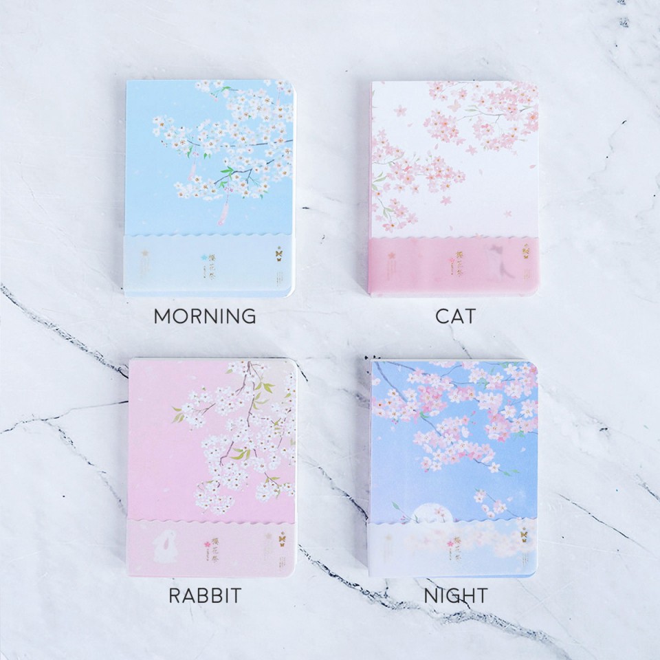 

Dear Cherry Blossom Plain Notebook A6 / Buku Tulis Notes Catatan Lucu