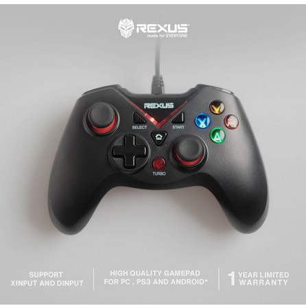 ITSTORE Rexus Gladius GX1 GX2  Pro Stick Gaming Gamepad Controler USB Wireless Joystick