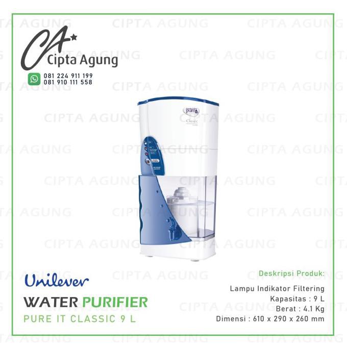 Disc UNILEVER PURE IT CLASSIC 9 L WATER PURIFIER