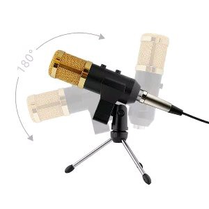 Taffware Professional Condenser Microphone BM 900 with Mini Tripod Terbaik