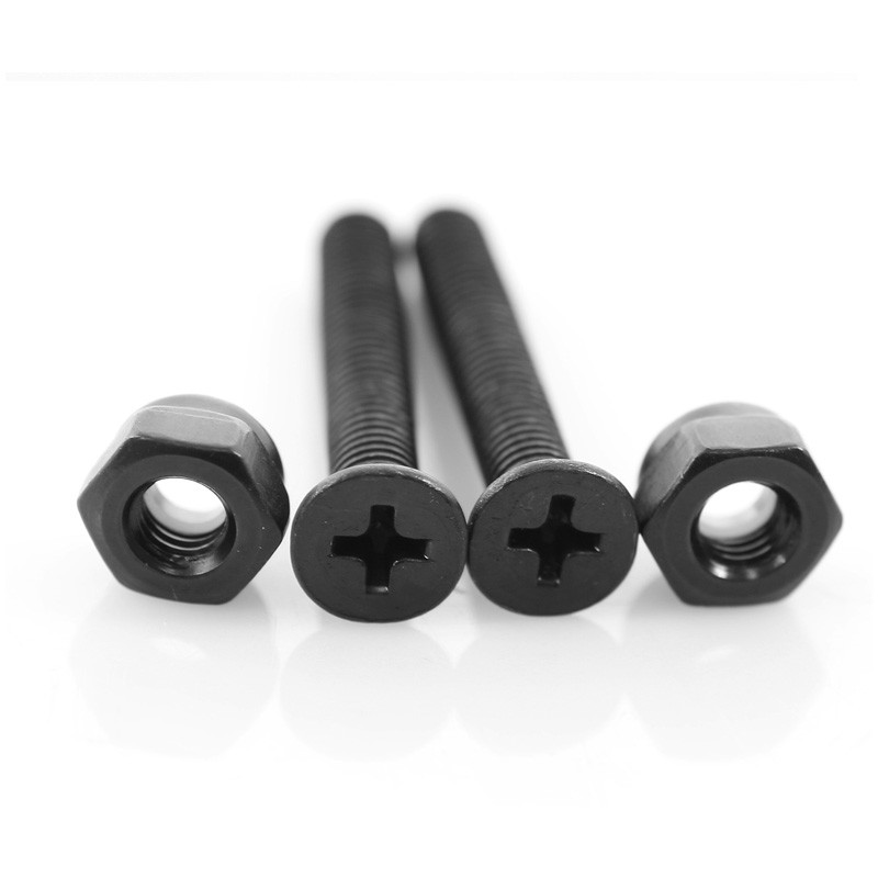 8pcs Baut Panjang 31mm Warna Hitam Untuk Skateboard