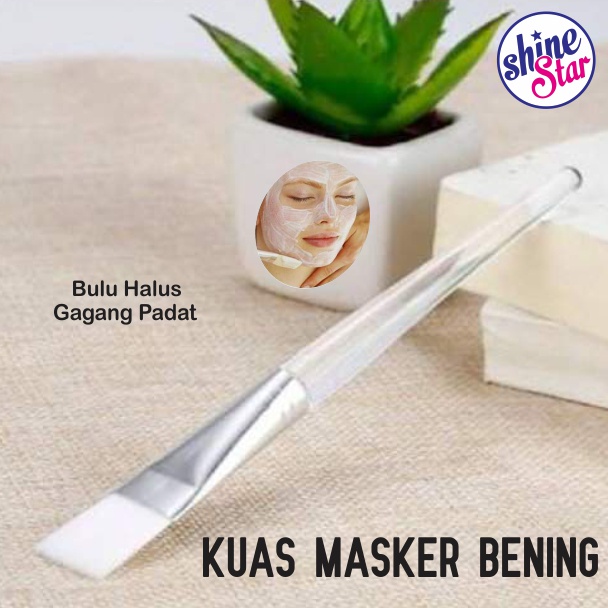 SHINE STAR - [Checkout Rp1000] Kuas Masker Bening - Beauty Kuas Masker Bening Import Kualitas Bagus /Kuas Masker