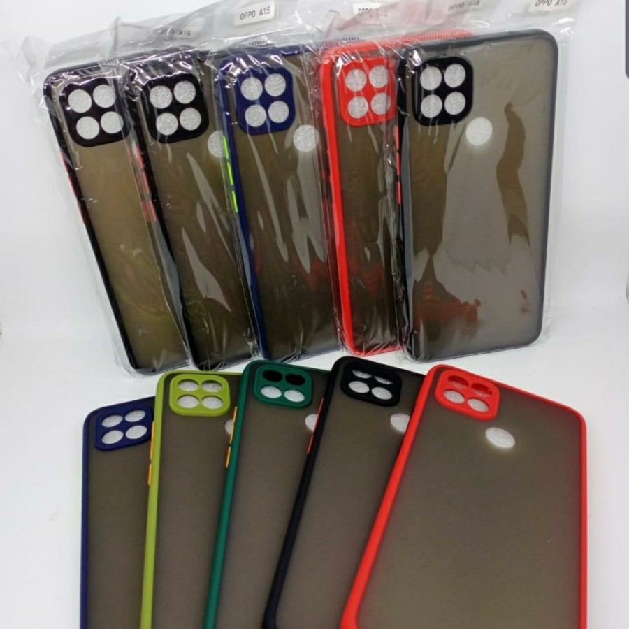 OPPO A95 A74 4G A74 5G A54 A16 A15 A15S CASE DOFF SOFT MATTE TRANSPARAN HARDCASE AEROCASE CASING PROTECT CAMERA COVER PELINDUNG KAMERA