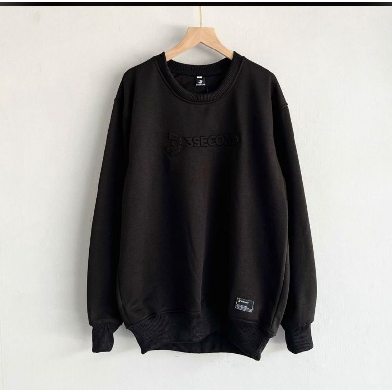 Sweater crewneck distro premium hitam