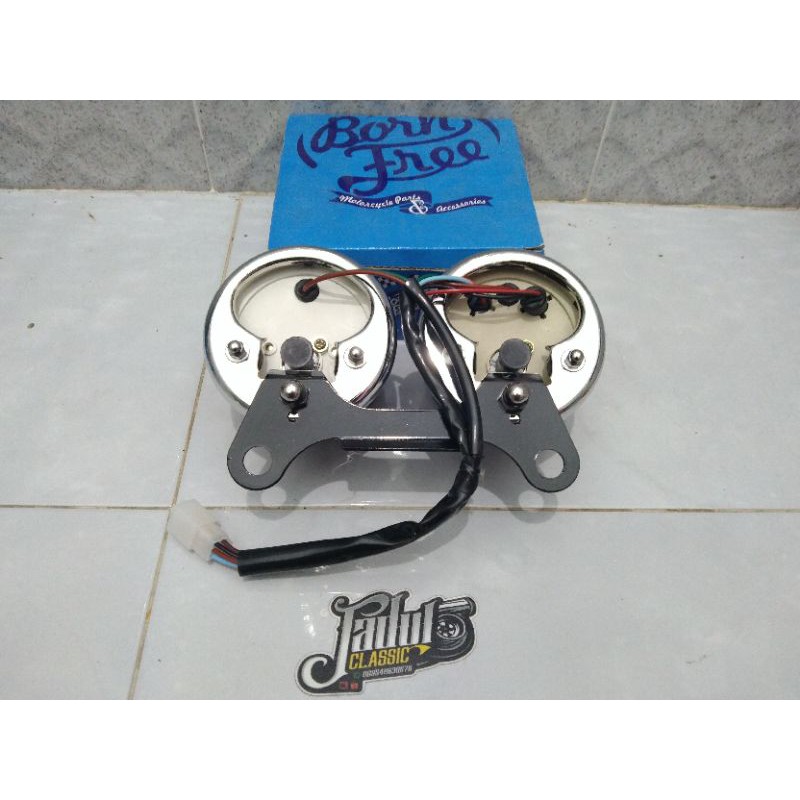 Speedometer spedo meter cb 125 Speedo set rpm cb 100 cb 125 import bagus set