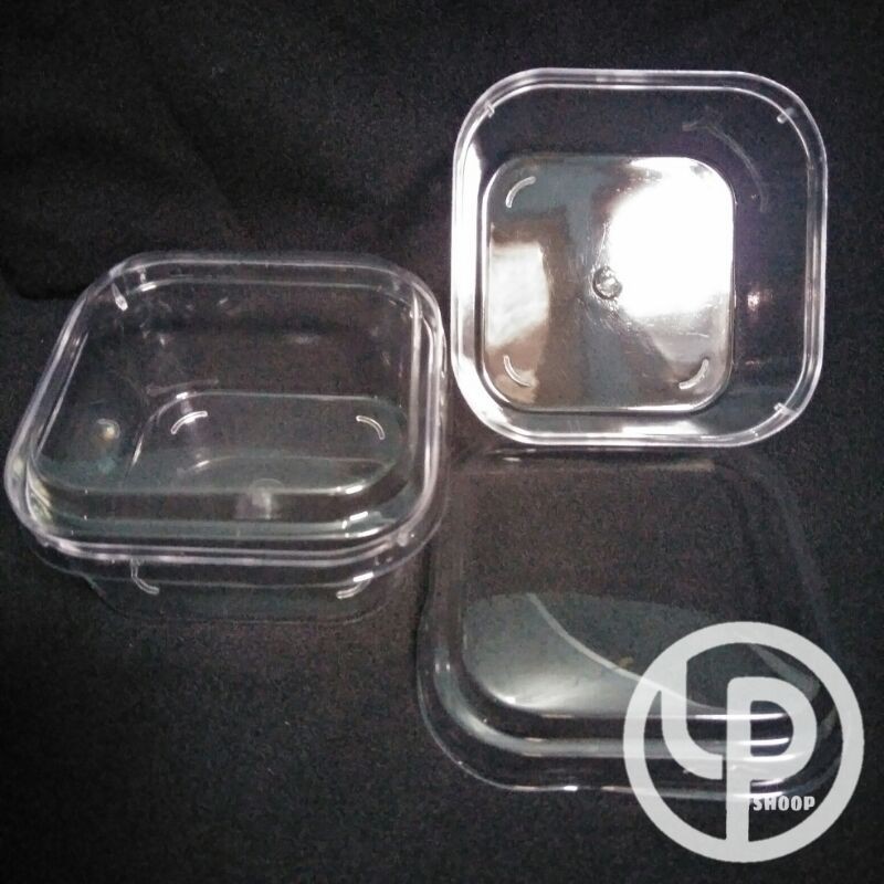 gelas puding / jelly cup dessert murah unik  CH 7575 + tutup isi 50 pcs