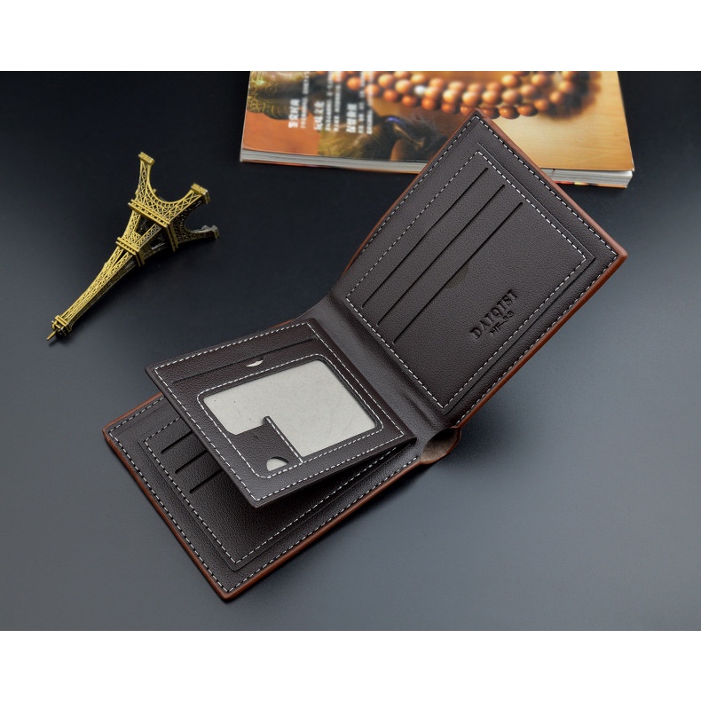 DOMPET LIPAT PRIA KULIT ORIGINAL PREMIUM DAIQISI DOYLE KEREN KECIL PENDEK BRANDED SLOT KARTU UANG IMPORT TIPIS COWOK MURAH BATAM SIMPLE
