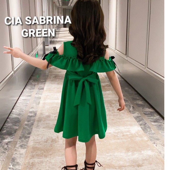 CIA SABRINA DRESS / BAJU DRES ANAK KOREA IMPOR / BAJU DAILY ANAK PEREMPUAN REMAJA TANGGUNG IMPORT