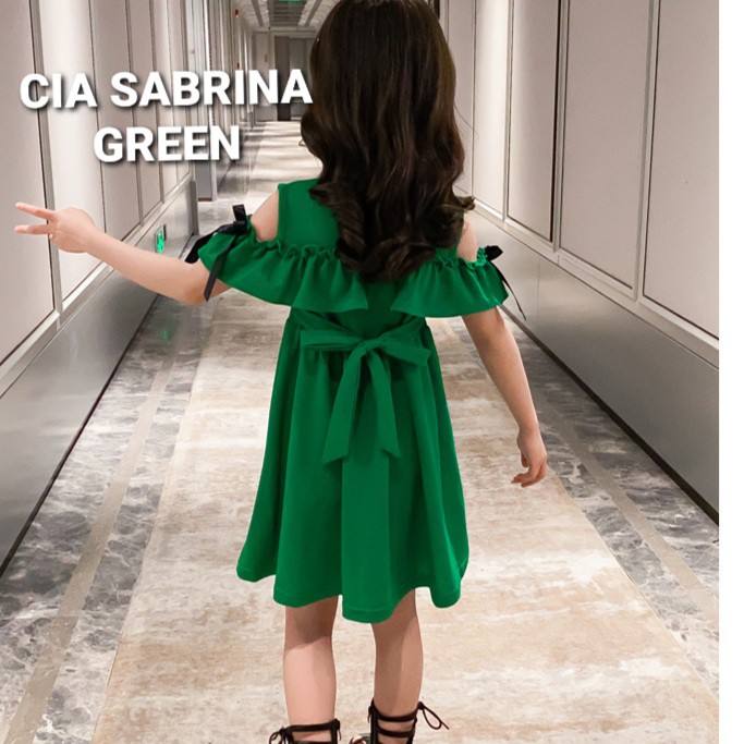 CIA SABRINA DRESS / BAJU DRES ANAK KOREA IMPOR / BAJU DAILY ANAK PEREMPUAN REMAJA TANGGUNG IMPORT