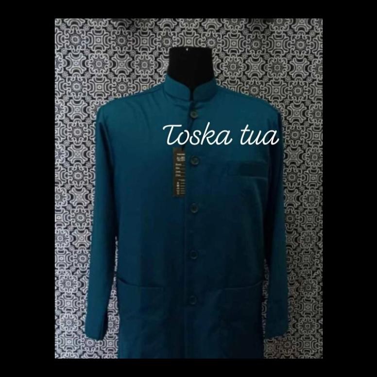 BARU BAJU JASKO KOKO POLOS BAHAN TOYOBO KOKO COWOK MURAH ALE
