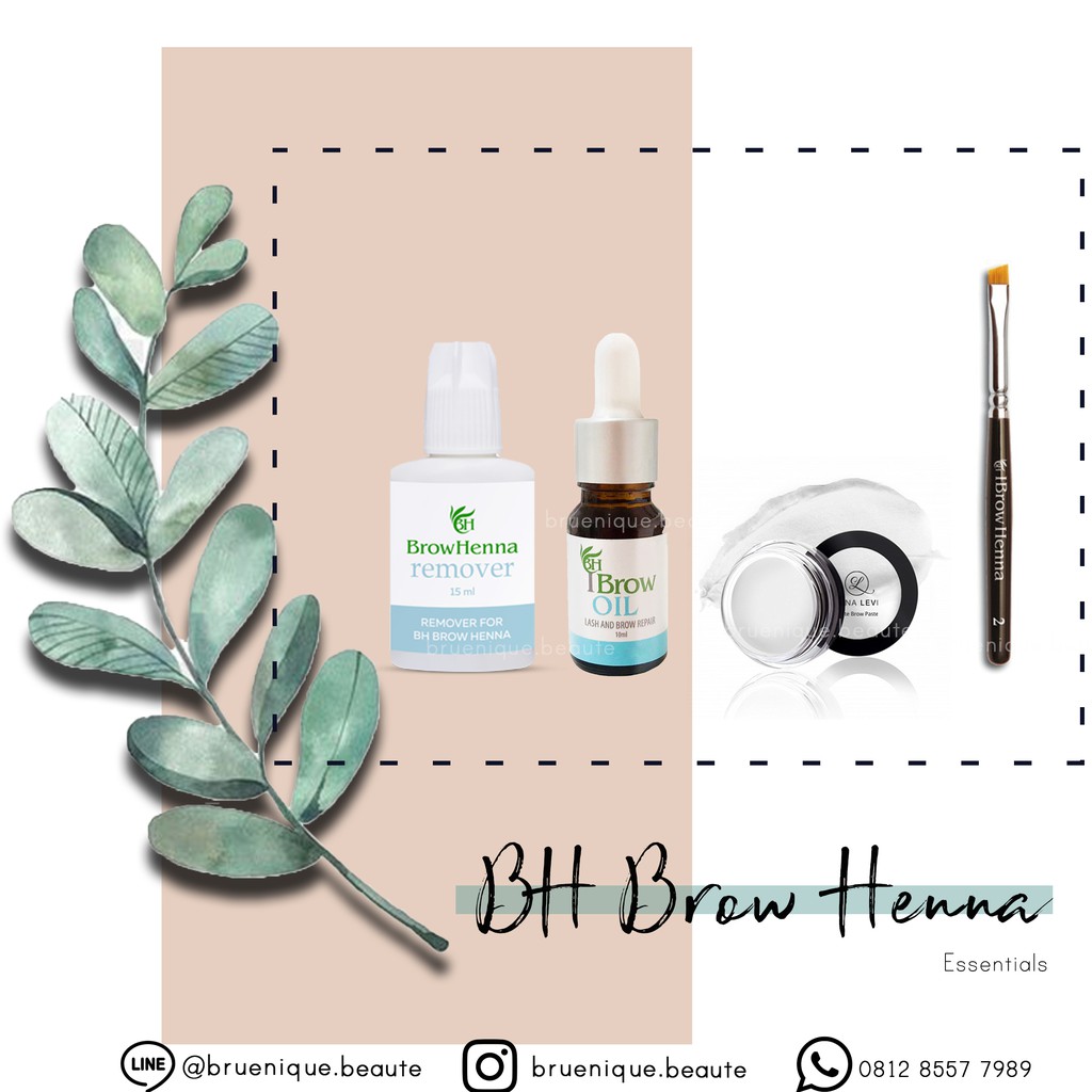 BH BROW HENNA Products Mineral Solution Clean Lotion Shampoo