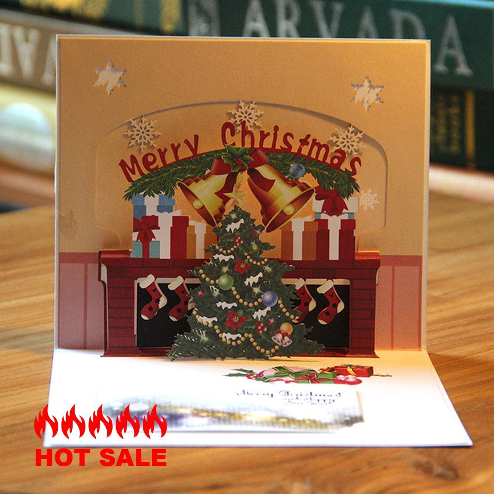 Kartu Ucapan Natal 3d Warna Warni Shopee Indonesia