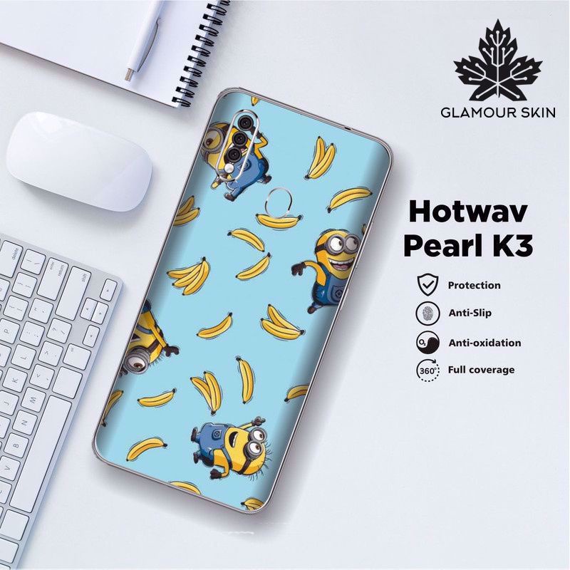 *(Dapat2PCS)* HOTWAV PEARL K3 Garskin Case/Stiker Protector Motif MINION