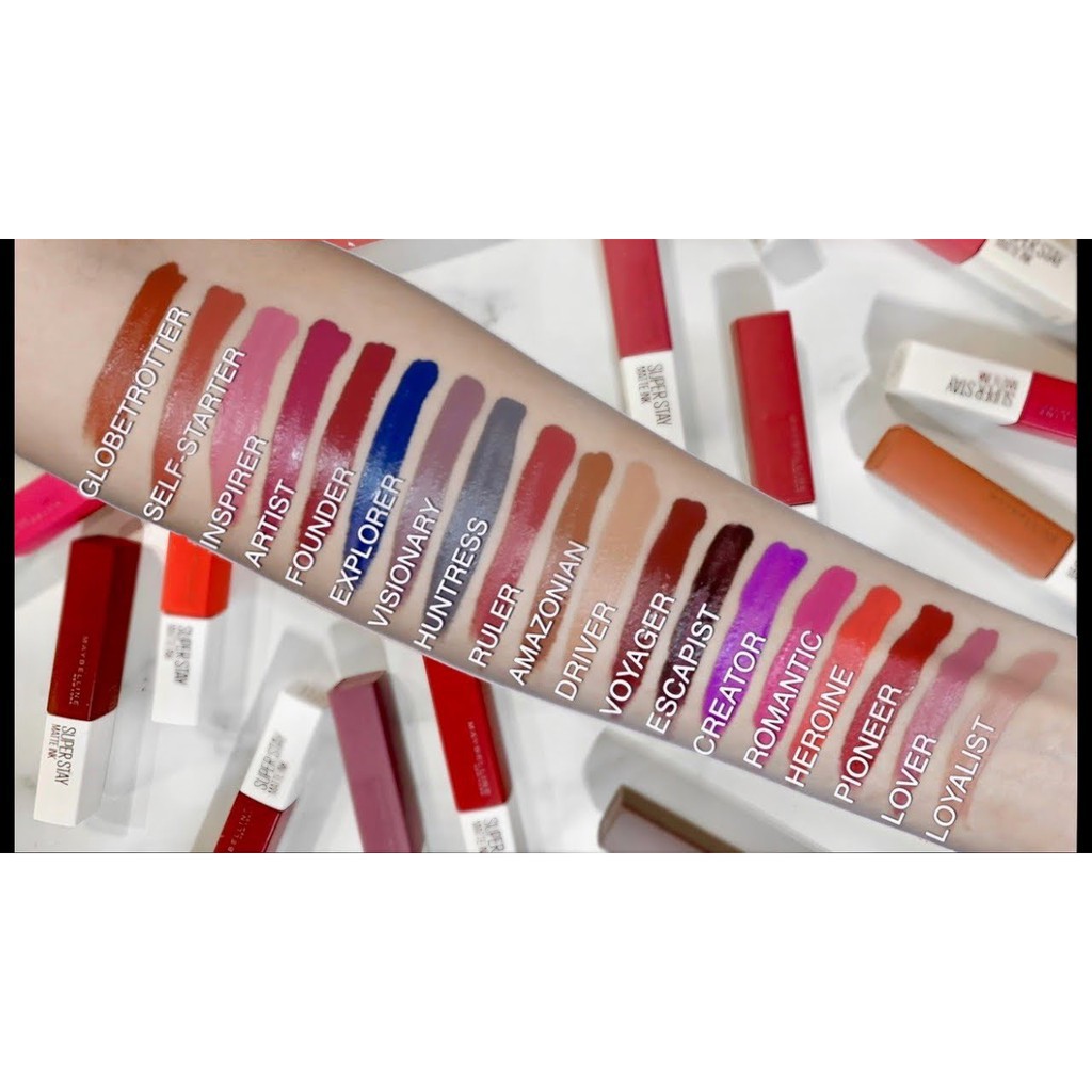 【GOGOMART】  Maybelline Superstay Matte Ink City Edition