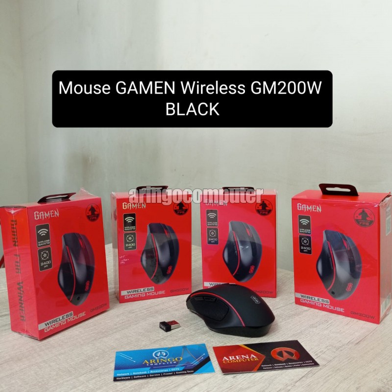 Mouse GAMEN Wireless GM200W BLACK