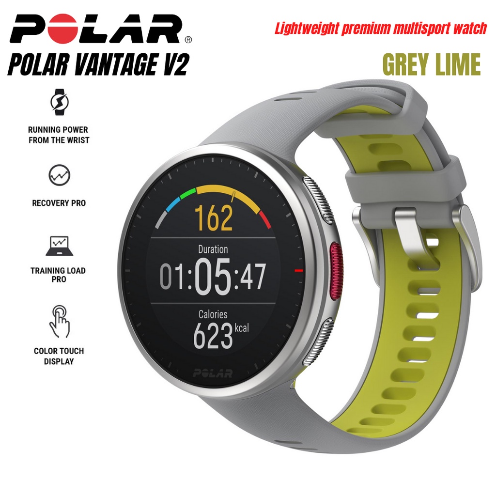 Polar VANTAGE V2 Multisport Triathlon GPS Premium Smartwatch