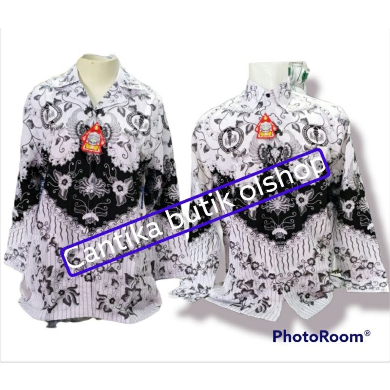 Baju PGRI S sd super Jumbo stan dar baju pgri laki perempuan medan